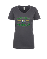 Kennedy HS Baseball Curve - Womens Vneck