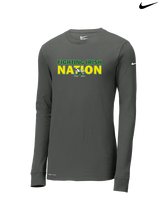 Kennedy HS Baseball Nation - Mens Nike Longsleeve