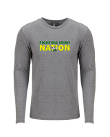 Kennedy HS Baseball Nation - Tri-Blend Long Sleeve