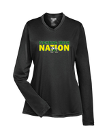 Kennedy HS Baseball Nation - Womens Performance Longsleeve