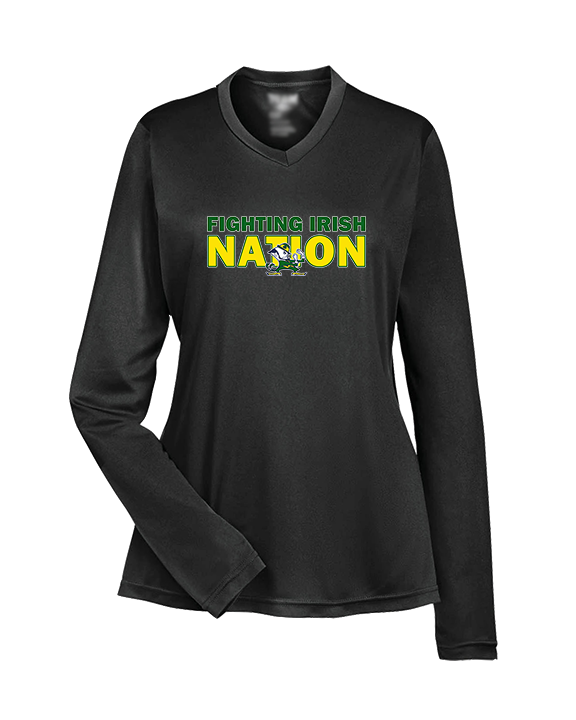 Kennedy HS Baseball Nation - Womens Performance Longsleeve