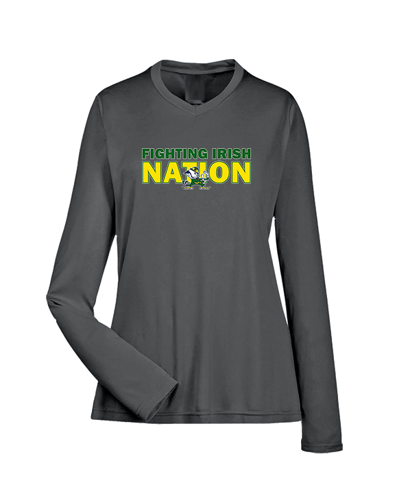 Kennedy HS Baseball Nation - Womens Performance Longsleeve