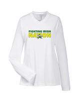 Kennedy HS Baseball Nation - Womens Performance Longsleeve