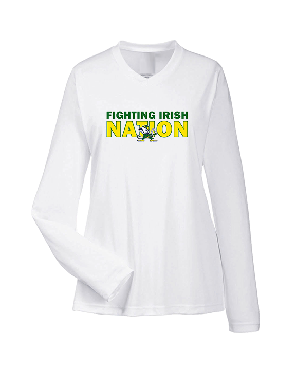 Kennedy HS Baseball Nation - Womens Performance Longsleeve