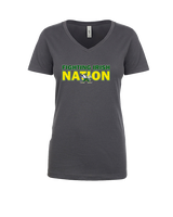 Kennedy HS Baseball Nation - Womens Vneck