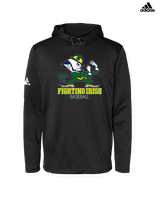 Kennedy HS Baseball Shadow - Mens Adidas Hoodie