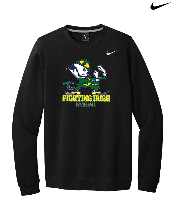 Kennedy HS Baseball Shadow - Mens Nike Crewneck