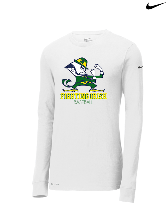Kennedy HS Baseball Shadow - Mens Nike Longsleeve