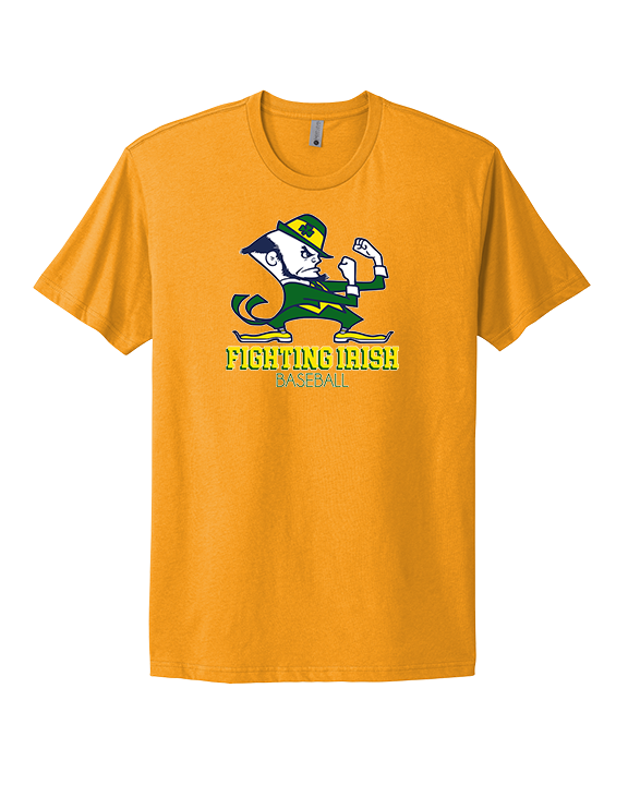 Kennedy HS Baseball Shadow - Mens Select Cotton T-Shirt