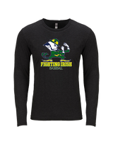 Kennedy HS Baseball Shadow - Tri-Blend Long Sleeve