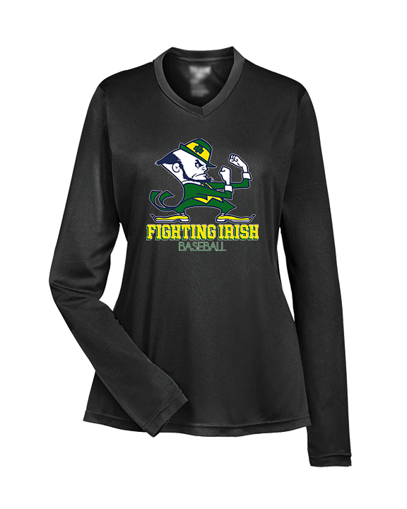 Kennedy HS Baseball Shadow - Womens Performance Longsleeve