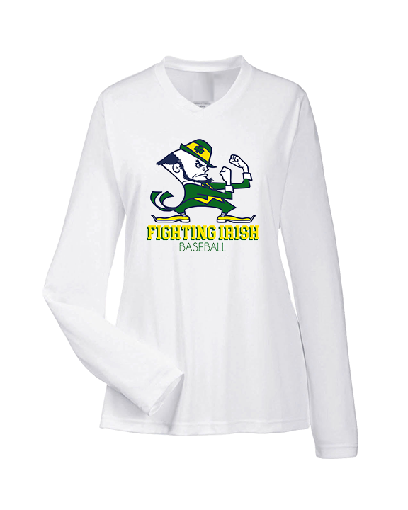 Kennedy HS Baseball Shadow - Womens Performance Longsleeve