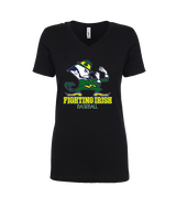 Kennedy HS Baseball Shadow - Womens Vneck