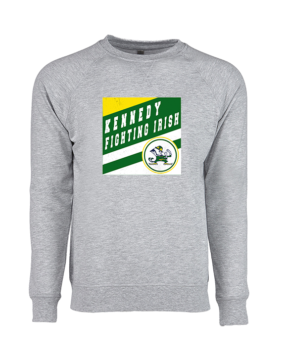 Kennedy HS Baseball Square - Crewneck Sweatshirt