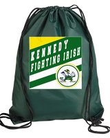 Kennedy HS Baseball Square - Drawstring Bag