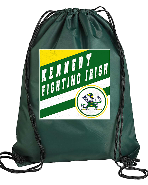 Kennedy HS Baseball Square - Drawstring Bag