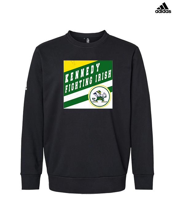 Kennedy HS Baseball Square - Mens Adidas Crewneck