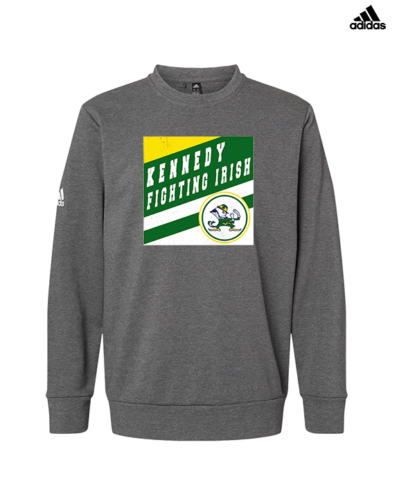 Kennedy HS Baseball Square - Mens Adidas Crewneck