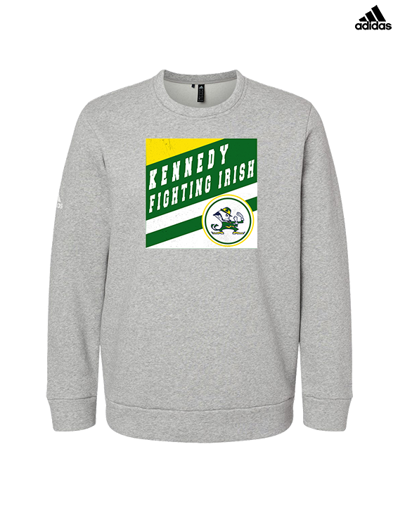 Kennedy HS Baseball Square - Mens Adidas Crewneck