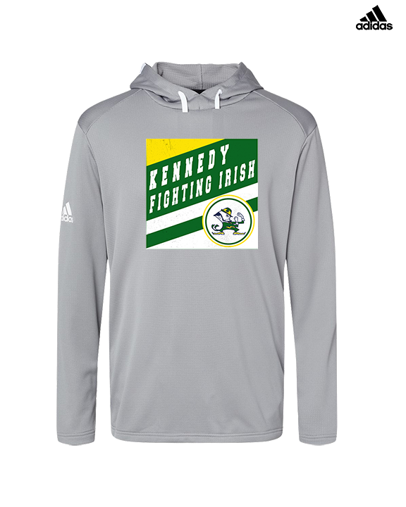 Kennedy HS Baseball Square - Mens Adidas Hoodie