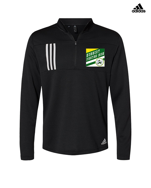 Kennedy HS Baseball Square - Mens Adidas Quarter Zip