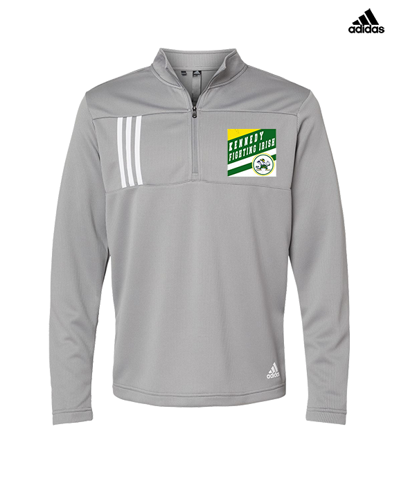 Kennedy HS Baseball Square - Mens Adidas Quarter Zip
