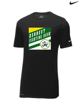 Kennedy HS Baseball Square - Mens Nike Cotton Poly Tee