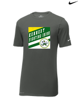 Kennedy HS Baseball Square - Mens Nike Cotton Poly Tee