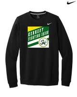 Kennedy HS Baseball Square - Mens Nike Crewneck