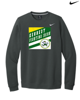 Kennedy HS Baseball Square - Mens Nike Crewneck