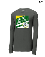 Kennedy HS Baseball Square - Mens Nike Longsleeve