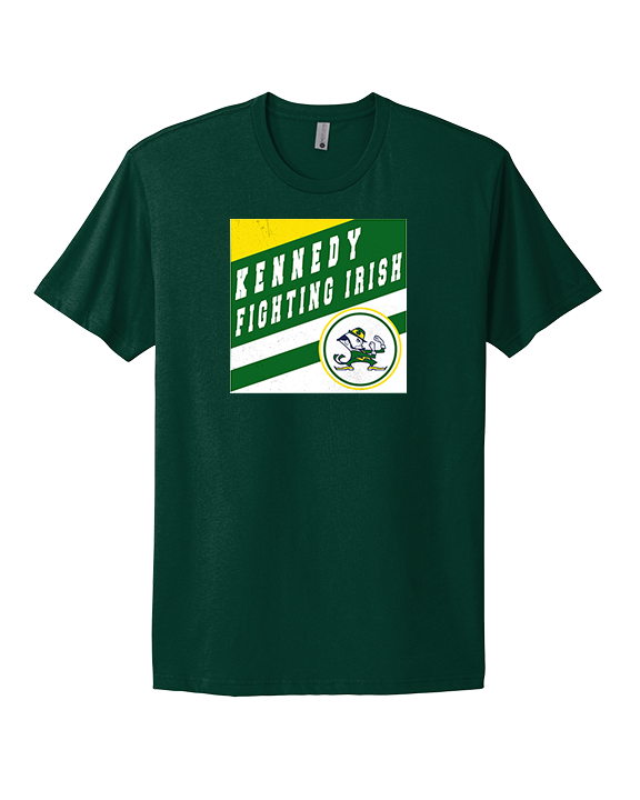 Kennedy HS Baseball Square - Mens Select Cotton T-Shirt