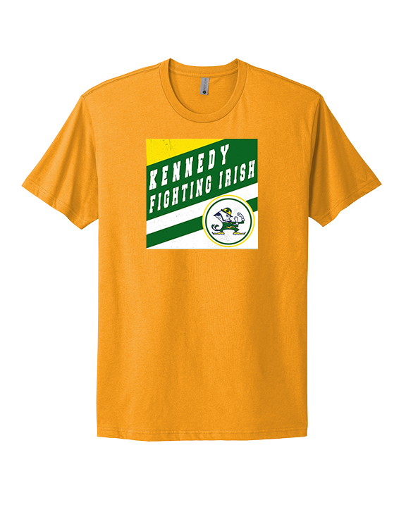 Kennedy HS Baseball Square - Mens Select Cotton T-Shirt
