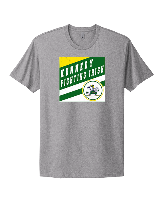 Kennedy HS Baseball Square - Mens Select Cotton T-Shirt
