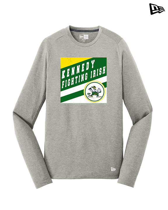Kennedy HS Baseball Square - New Era Performance Long Sleeve