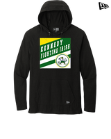 Kennedy HS Baseball Square - New Era Tri-Blend Hoodie