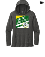 Kennedy HS Baseball Square - New Era Tri-Blend Hoodie