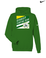 Kennedy HS Baseball Square - Nike Club Fleece Hoodie