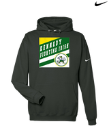 Kennedy HS Baseball Square - Nike Club Fleece Hoodie