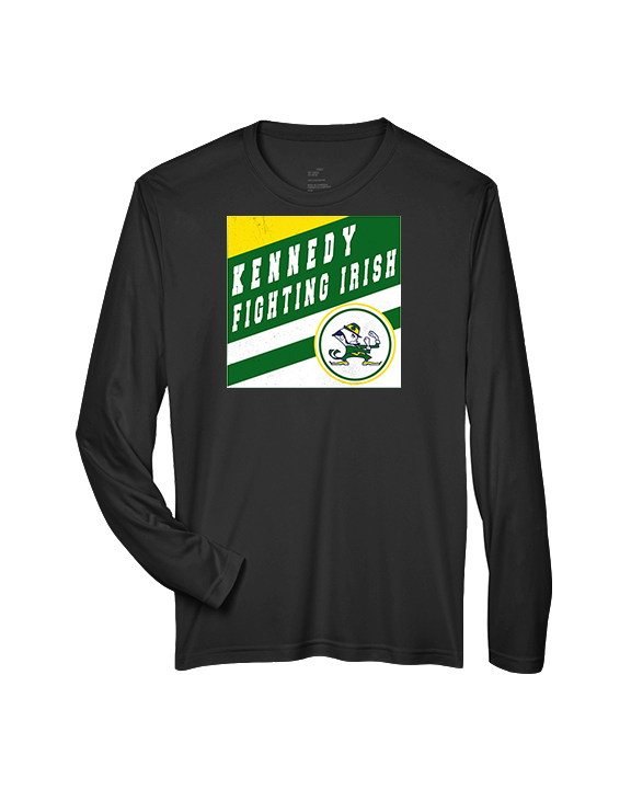 Kennedy HS Baseball Square - Performance Longsleeve