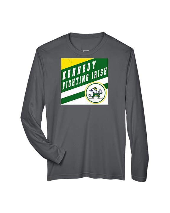 Kennedy HS Baseball Square - Performance Longsleeve