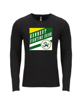 Kennedy HS Baseball Square - Tri-Blend Long Sleeve