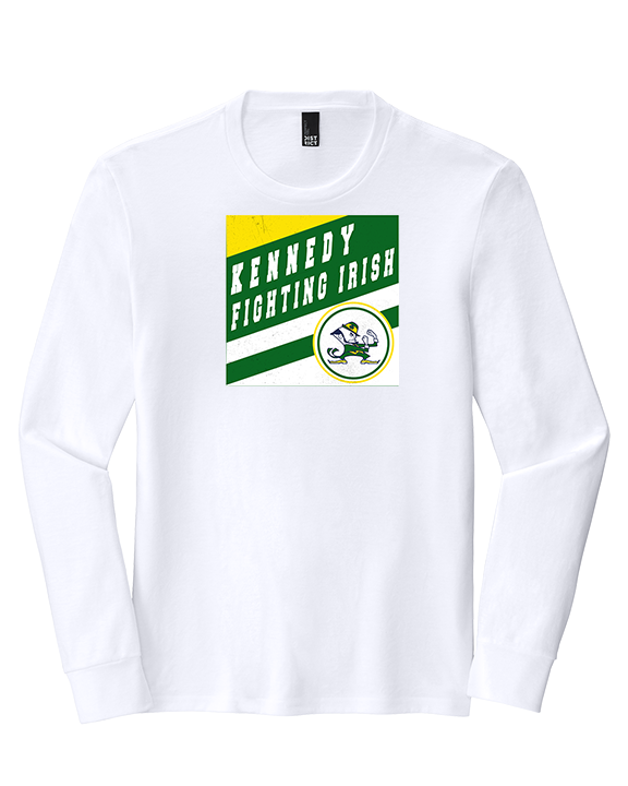 Kennedy HS Baseball Square - Tri-Blend Long Sleeve