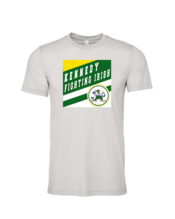 Kennedy HS Baseball Square - Tri-Blend Shirt
