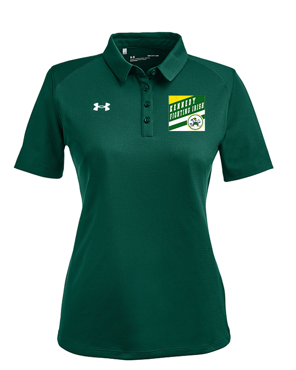 Kennedy HS Baseball Square - Under Armour Ladies Tech Polo