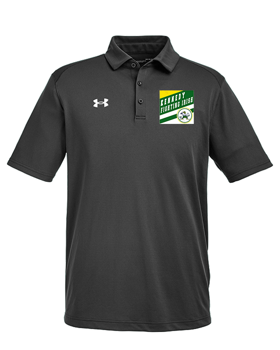 Kennedy HS Baseball Square - Under Armour Mens Tech Polo
