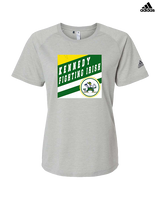 Kennedy HS Baseball Square - Womens Adidas Performance Shirt