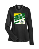 Kennedy HS Baseball Square - Womens Performance Longsleeve