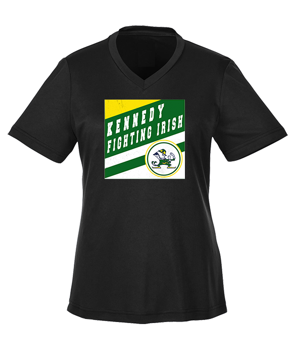 Kennedy HS Baseball Square - Womens Performance Shirt