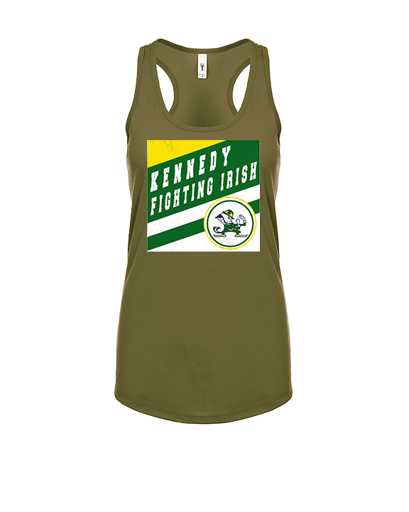 Kennedy HS Baseball Square - Womens Tank Top